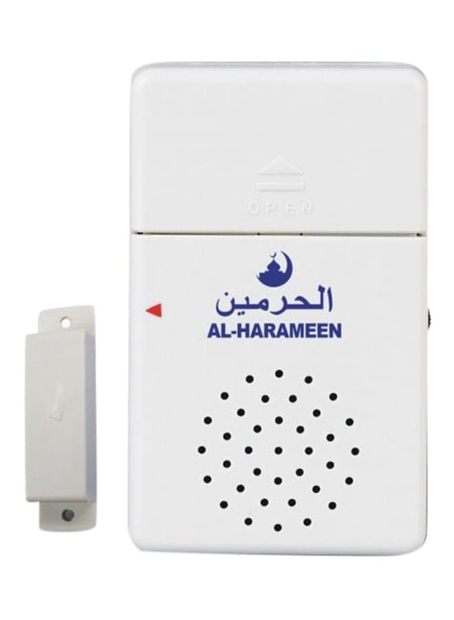 Azan Clock White 21.8x9.7x3.7cm