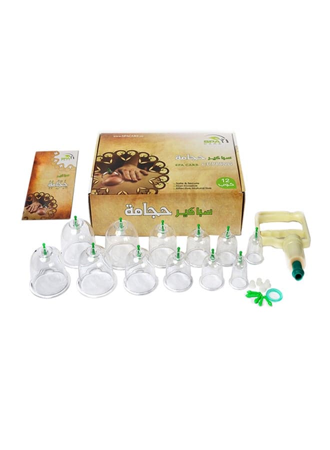 12-Piece Massage Cupping Cups