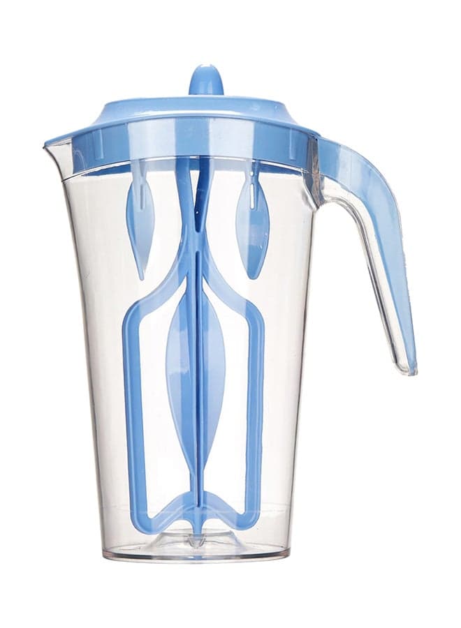 Acrylic Mixer Pitcher Blue/Clear 30cm