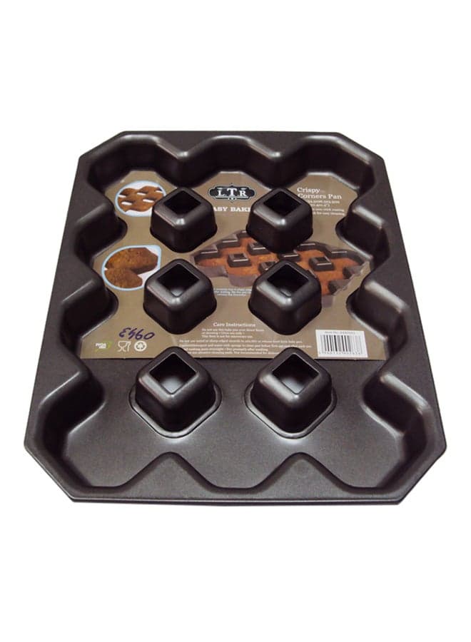 12 Crispy Corners Pan Black