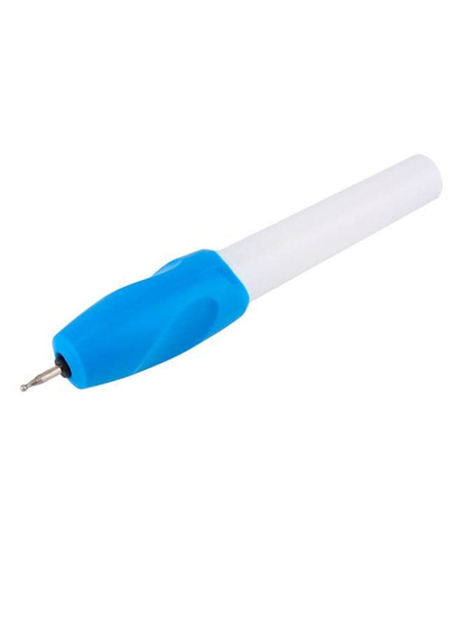 Electric Pen Carve Rotary Tool White/Blue