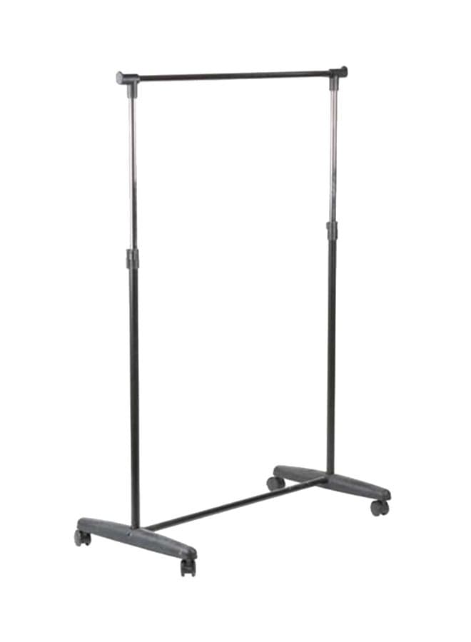 Single Garment Rack With Wheels Grey 1.8kg