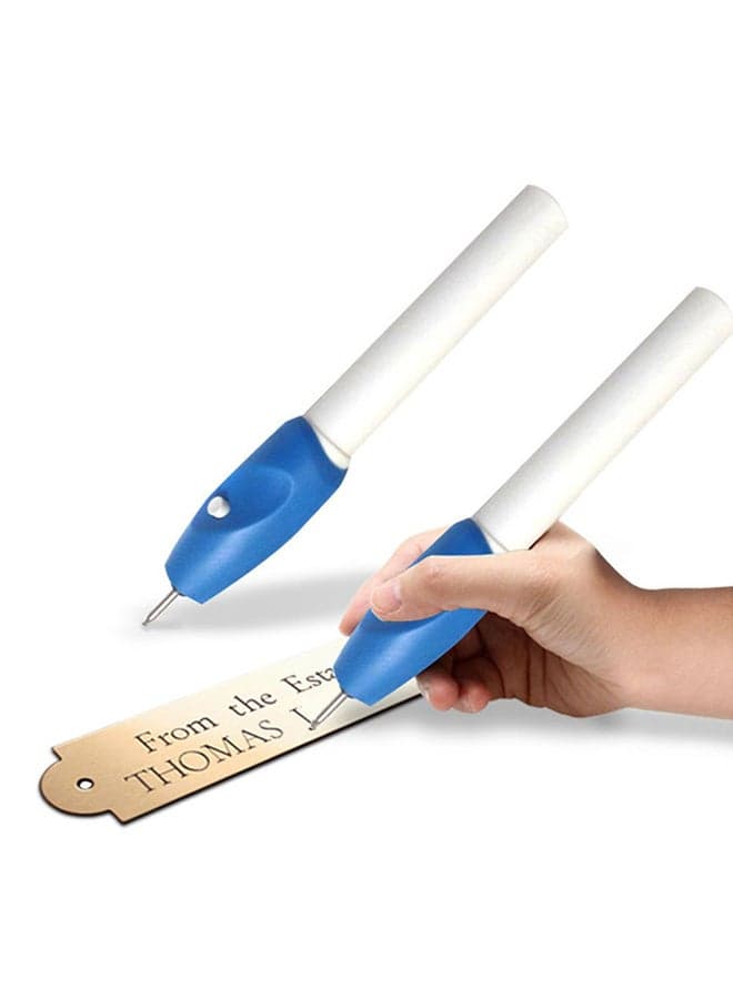 Electric Pen Carve Tool Blue/White