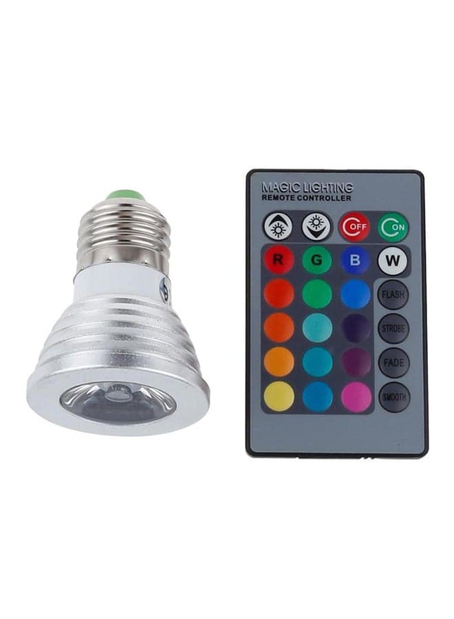 Light With Remote Control For Colour Change Multicolour