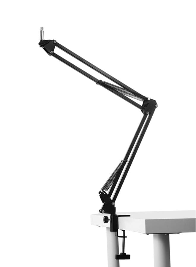 Microphone Stand Suspension Boom Scissor Arm Holder For NB 35 Black