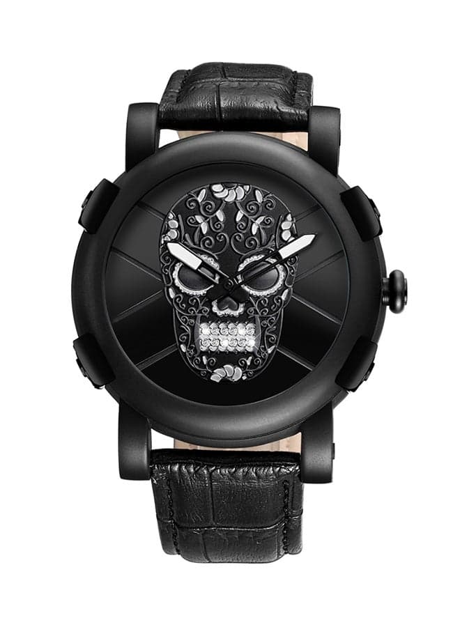 men Leather Analog Watch 32831157659