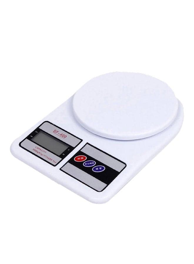 Electronic Kitchen Balance Scale White