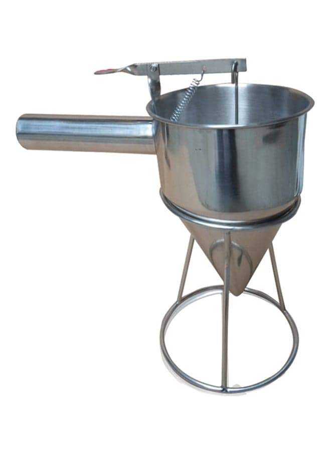 Stainless Steel Batter Dispenser Silver