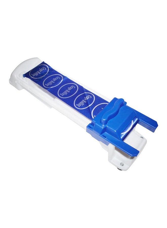 Grape Leaves Rolling Machine Blue/White 40x14x10cm