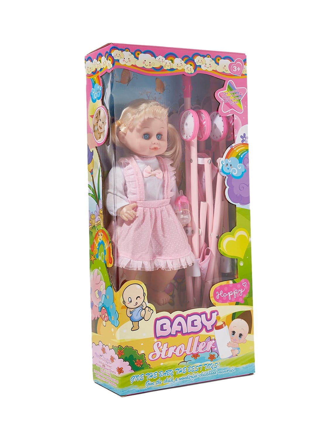 Doll With Cart And Sounds