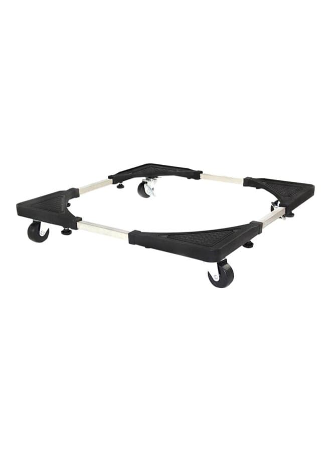 Washing Machine And Refrigerator Stand Black/Silver 56*56.CM