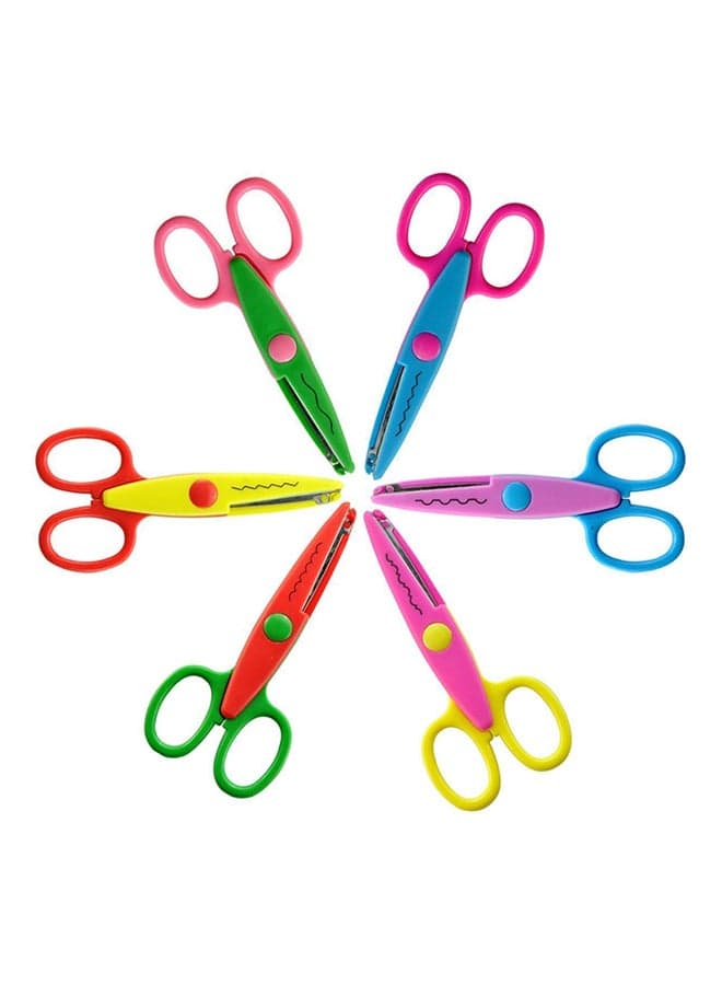 6-Piece Safe Paper Edging Scissors