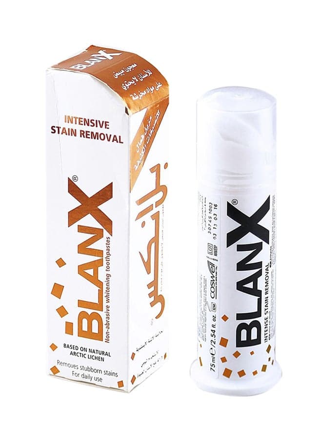 Intensive Stain Removal Toothpaste Clear 75ml