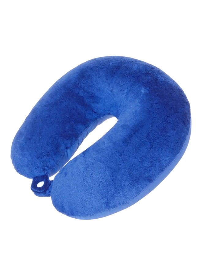 Travel Neck Pillow Microfiber Blue