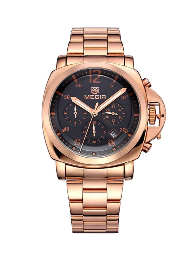 Men's Stainless Steel Analog Watch 3006G - 44 mm - Gold