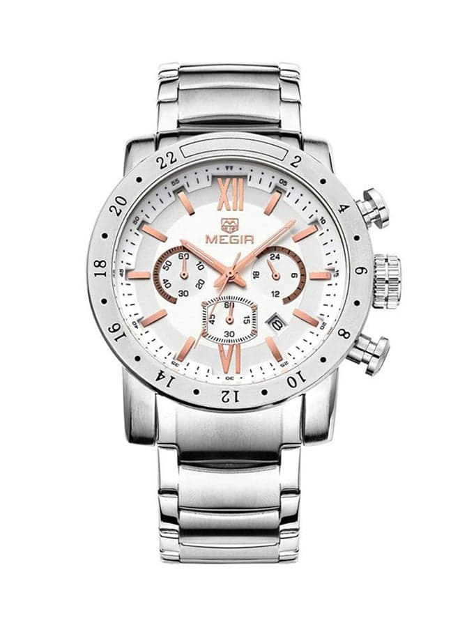 men Stainless Steel Analog Watch 3008G