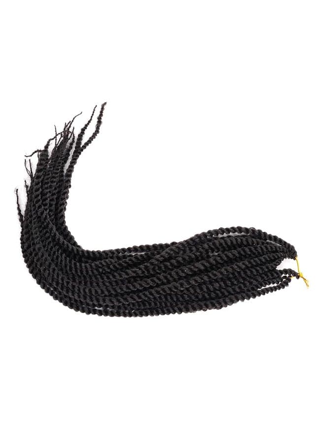 Long Braid Hair Wig Black 18inch
