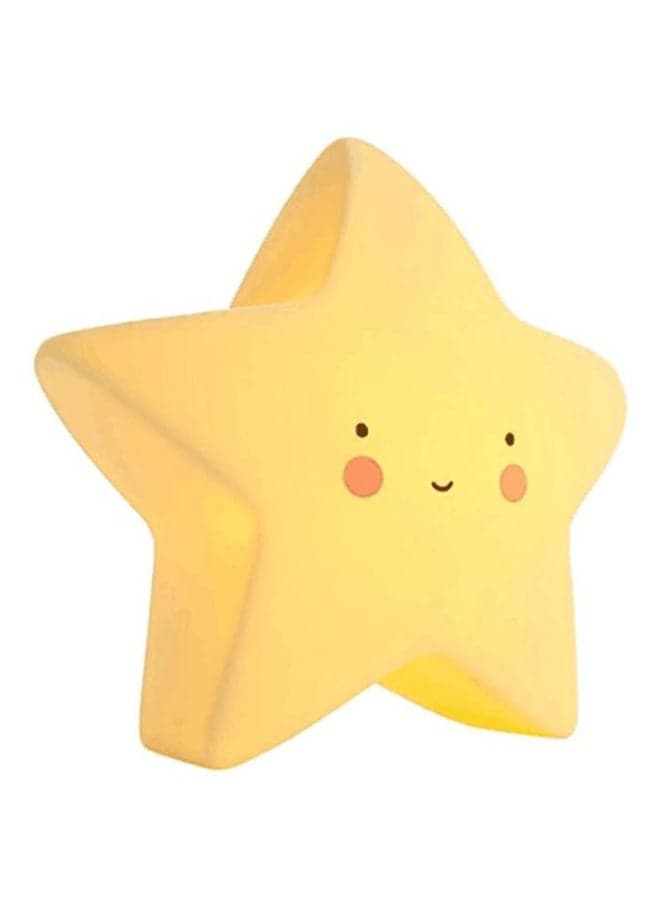 Star Shape LED Night Light For Kids Yellow 15.5x15.5x6cm
