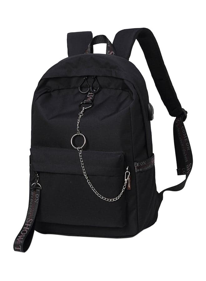Lianz Polyester Daily Backpack Black