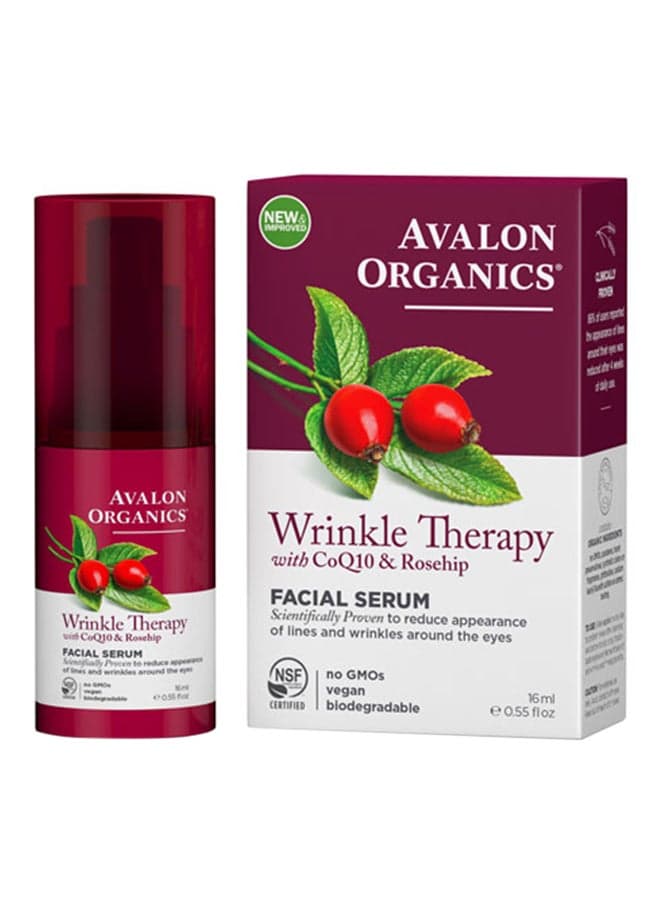 Wrinkle Therapy With CoQ10 And Roseship Facial Serum 16ml