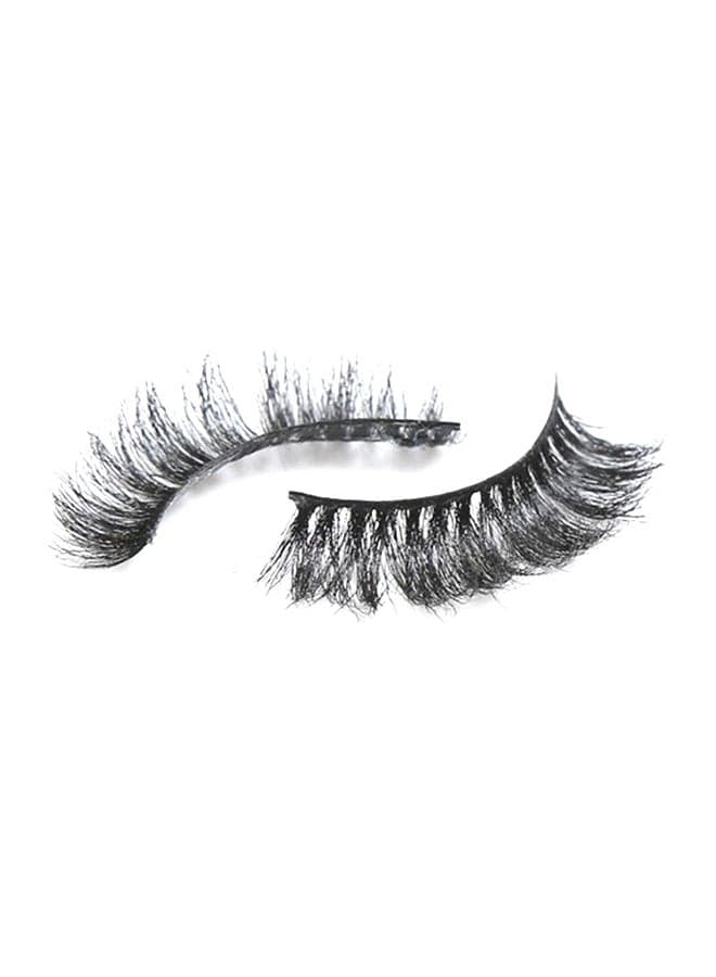 1-Pair Horse Hair Thick Long False Eyelashes Black