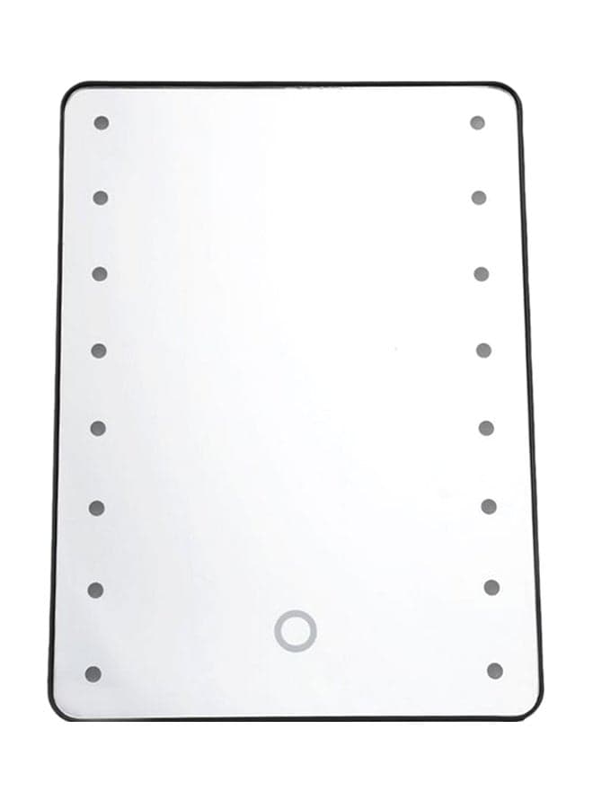 Adjustable Touch Screen Makeup Mirror Black