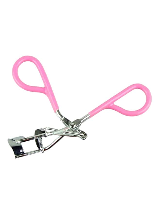 Pro Cosmetic Eyelash Curler Tool Pink/Silver