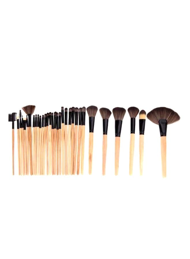 32-Piece Makeup Eyeshadow Brushes Set Beige