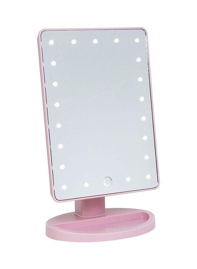 LED Light Makeup Mirror Pink