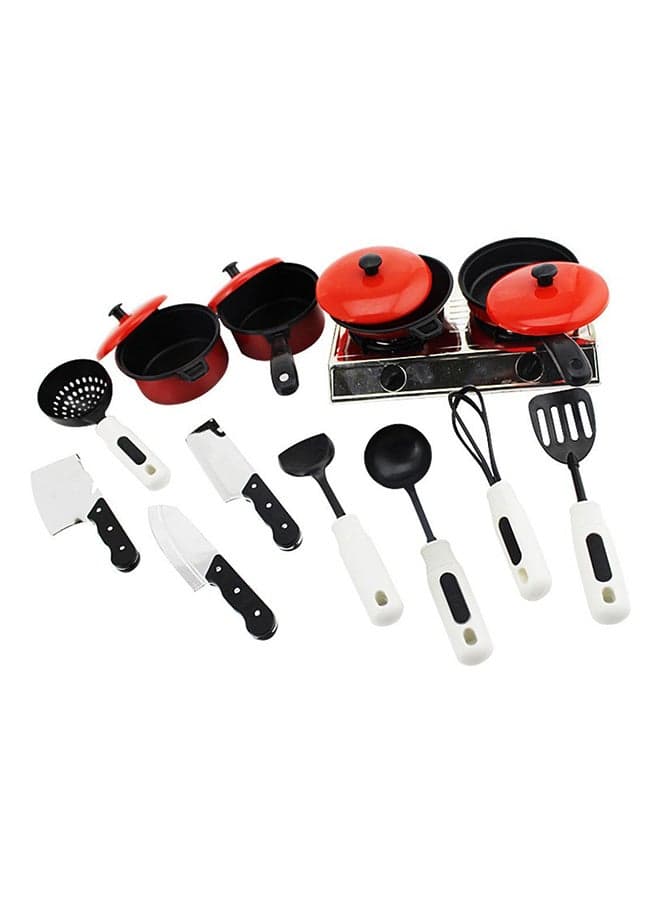 13-Piece Simulation Kitchen Cooking Utensil Play House Toy Set