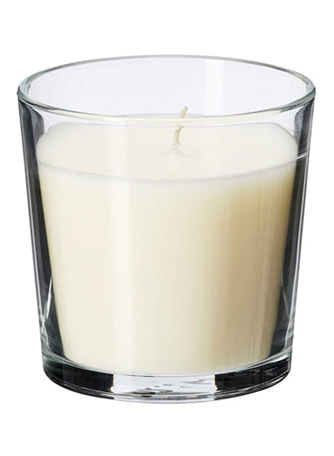 Vanilla Scented Candle White 7.5CM