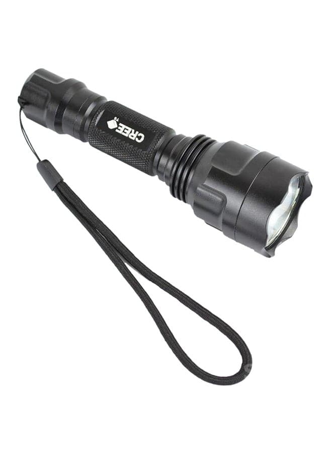 C8 LED Flashlight Black 20*4*3centimeter