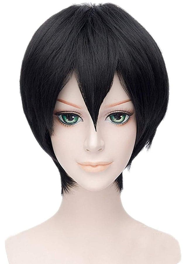 Short Straight Hair Wig Black