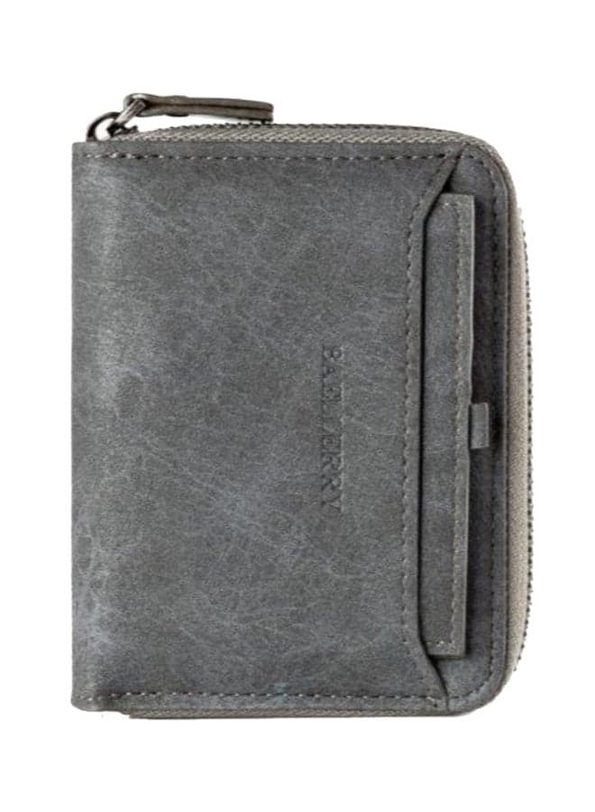 Casual Vertical Wallet Grey