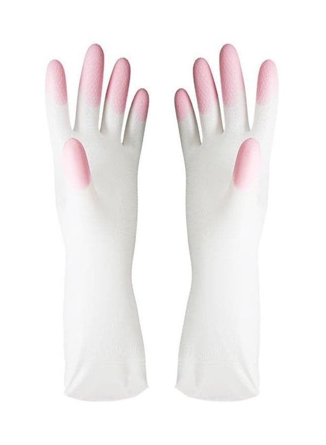 Washing Gloves White/Pink S