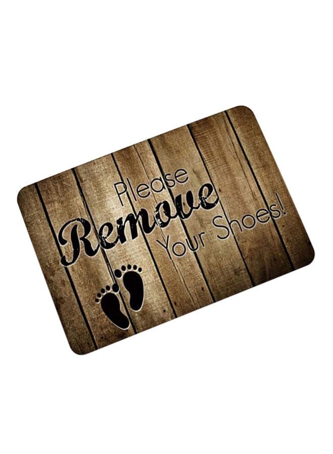 Door Mat Brown/Black 60x40centimeter