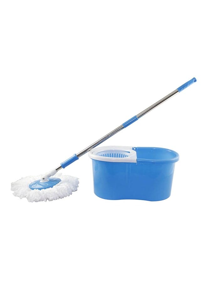 360 Degree Rotating Mop With Bucket Blue/White