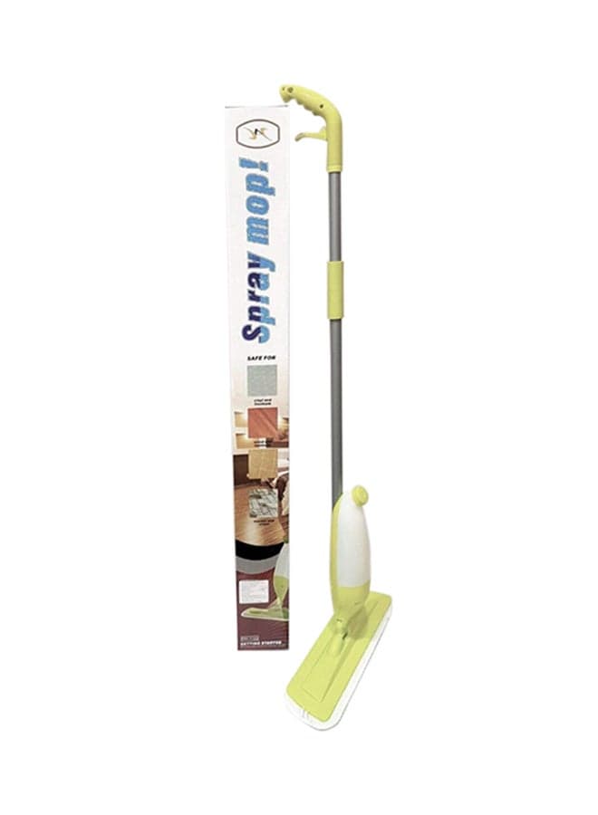 Spray Mop With Microfiber Cleaning Pad Green/White/Silver