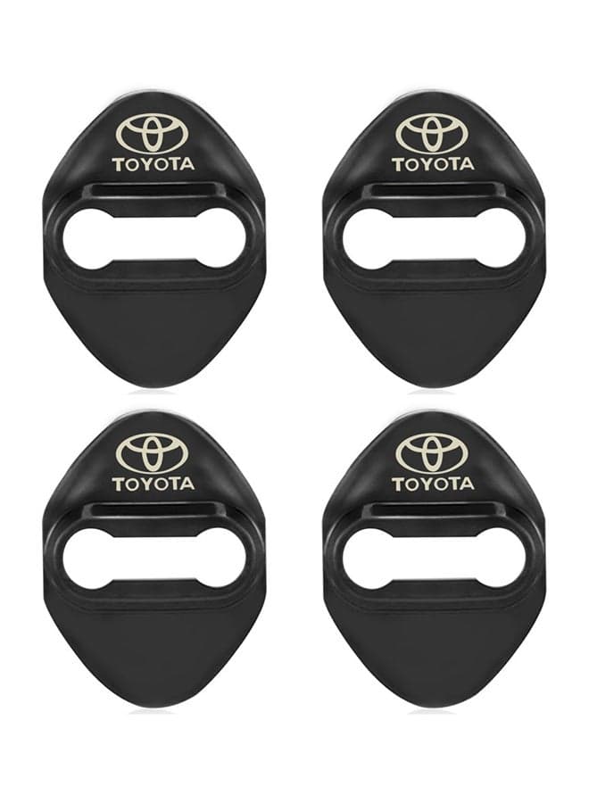 4-Piece Door Lock Protection Cover Case For Toyota