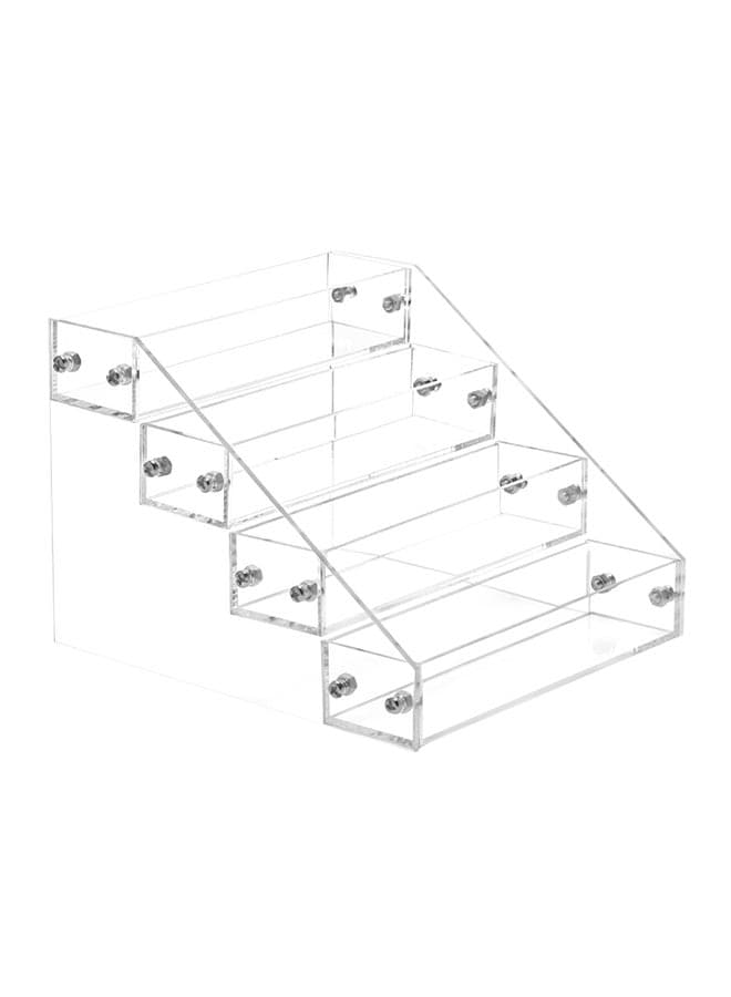 4 Tier Acrylic Display Stand Holder for Nail Polish Clear