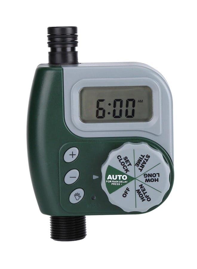 Automatic Water Sprinkler Timer Green/Grey