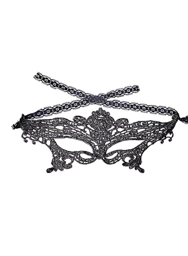 Prom Black Lace Mask