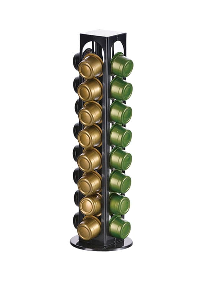 Rotating Coffee Capsule Holder Black