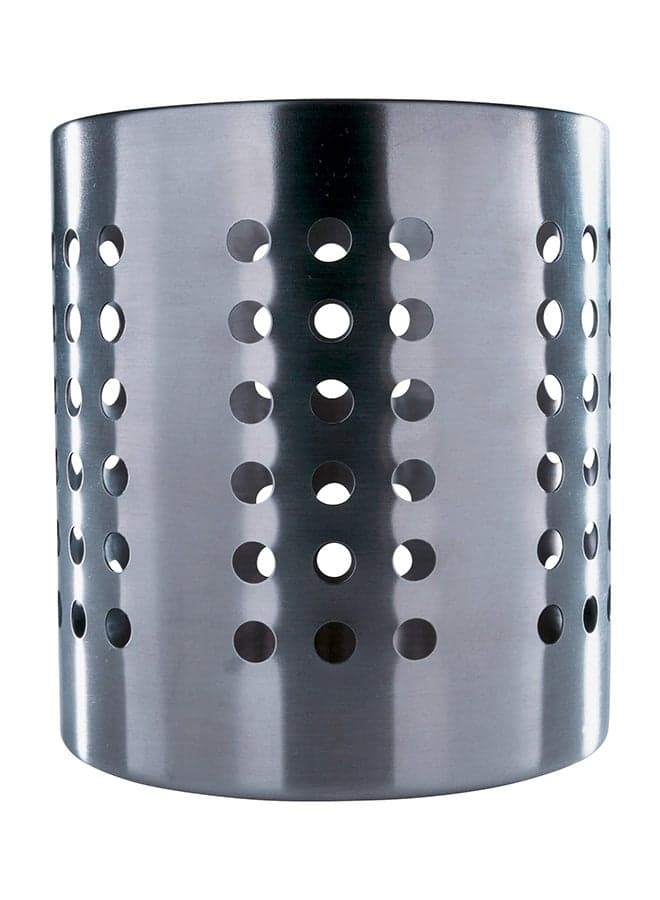 Stainless Steel Cutlery Stand Silver 13.5cm