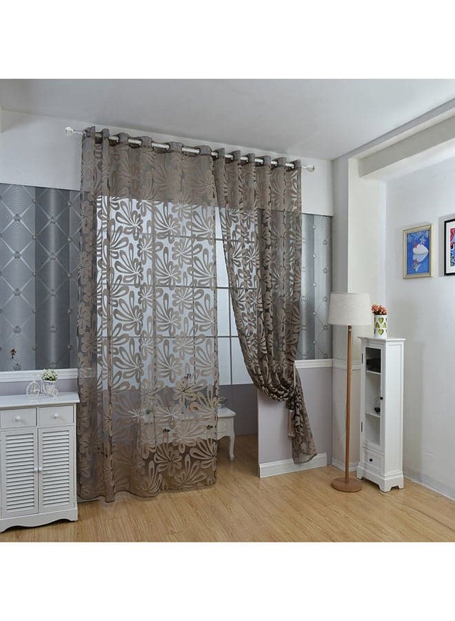 Window Curtain Grey 100x250cm