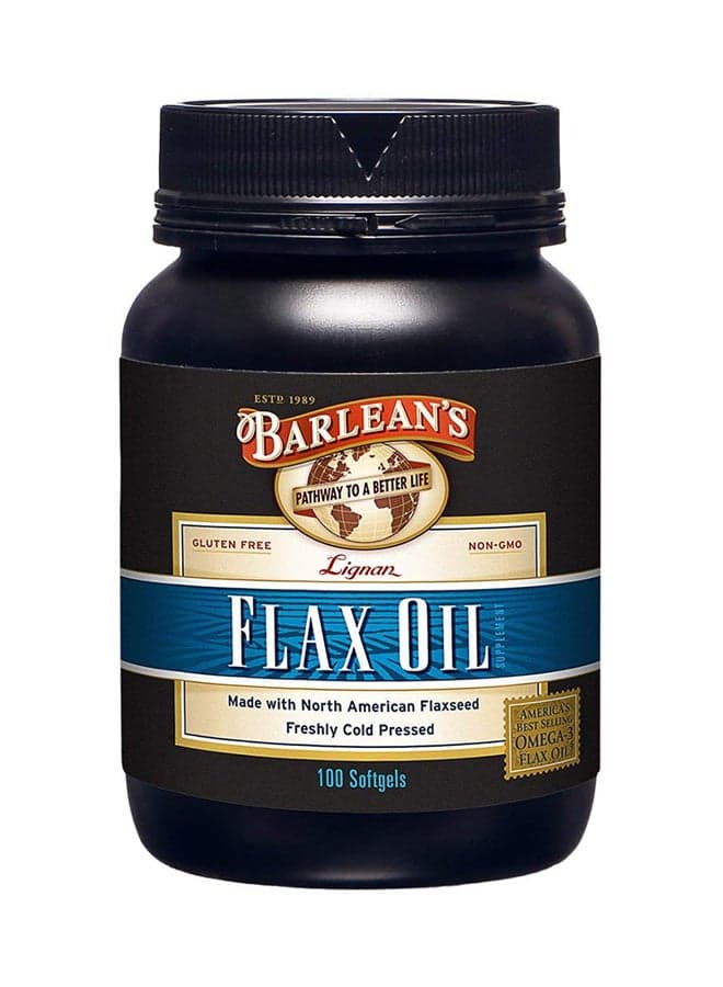 100 Capsules Lignan Flax Oil