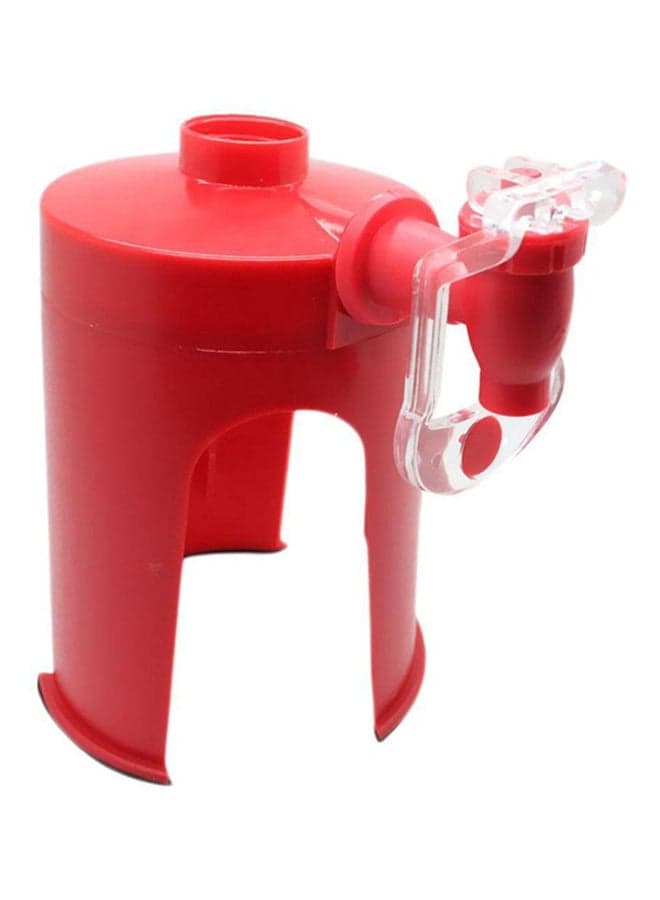 Plastic Soda Dispenser Red