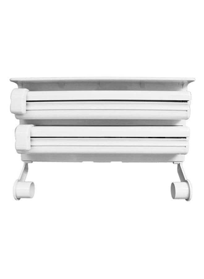 3-Layer Food Wrap And Tissue Dispenser White