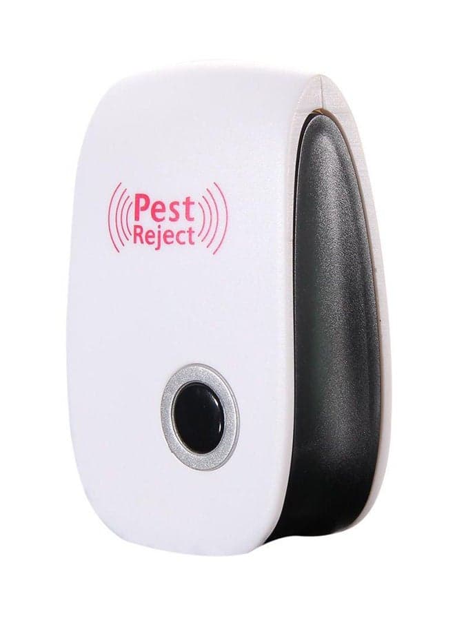 Ultrasonic Plug-In Powerful Pest Repeller White 11x6.7x2centimeter