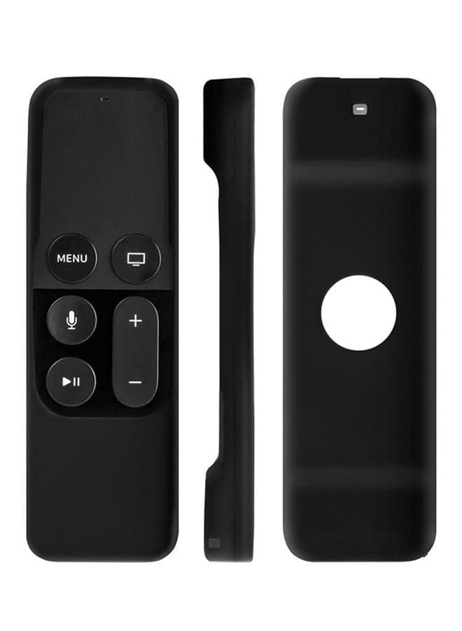 Remote Controller Cover For Apple 4th Gen Series TV Black